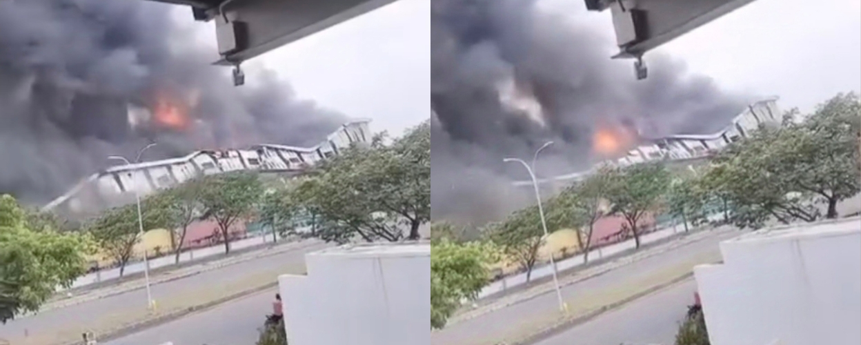 PT Master Kidz Indonesia di Kawasan Industri Kendal Terbakar