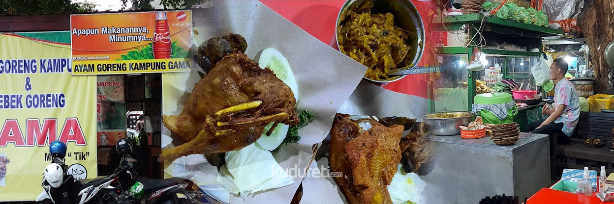 Ayam Goreng Gama Mbak Tik yang Menggelitik disaat Hujan Rintik